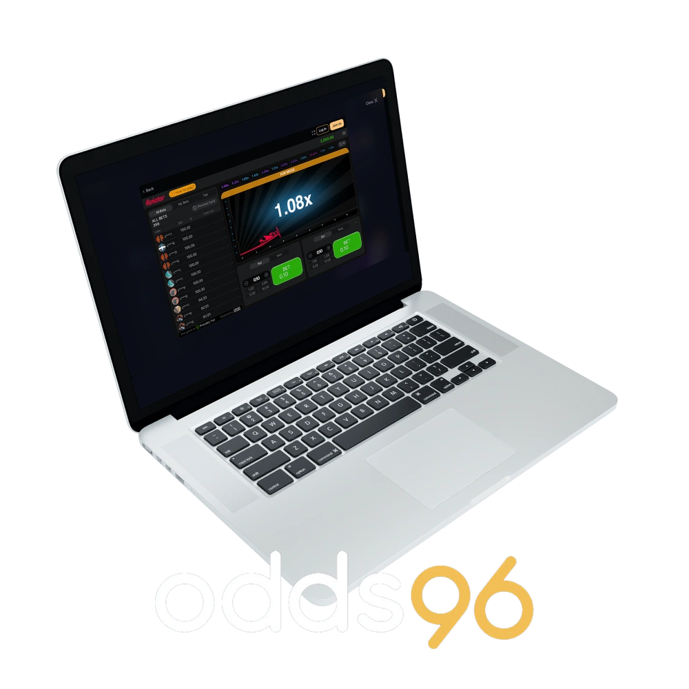 Get into the action by playing Aviator on the official Odds96 platform.