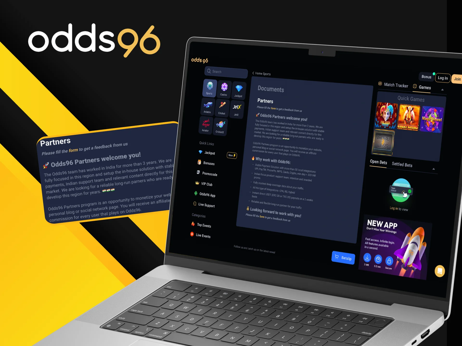 What are the advantages of joining the Odds96 Affiliate Program?